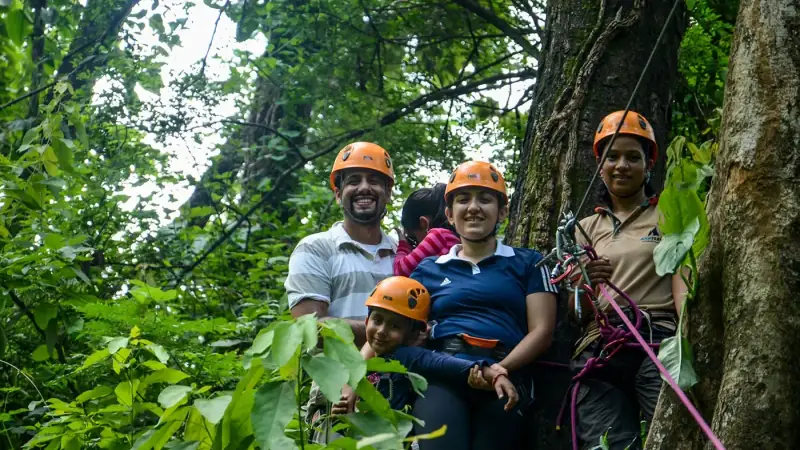 Family and group adventure activities at Atali Ganga